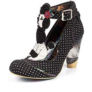 Irregular Choice Pretty Poodle Black Heels